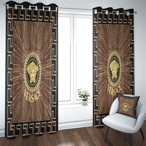 bedroom versace home|Versace curtains for living room.